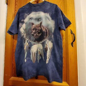 The Mountain Vintage Wolf Short Sleeve Tee